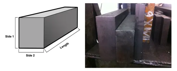 Finish 3/8 Thickness 3/8 Width ASTM A108 Cold Finished Temper 1018 Carbon Steel Rectangular Bar 60 Length Mill Unpolished 