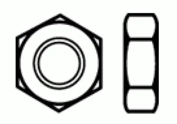 Hex Machine Screw Nut