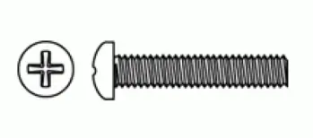 Pan Head Phillips Machine Screw
